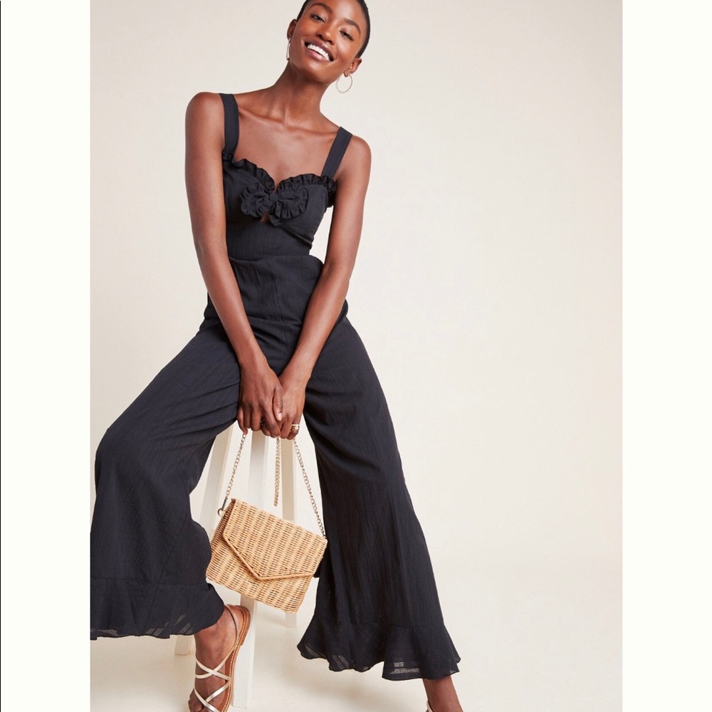 Anthropologie Jules Wide-Leg Jumpsuit